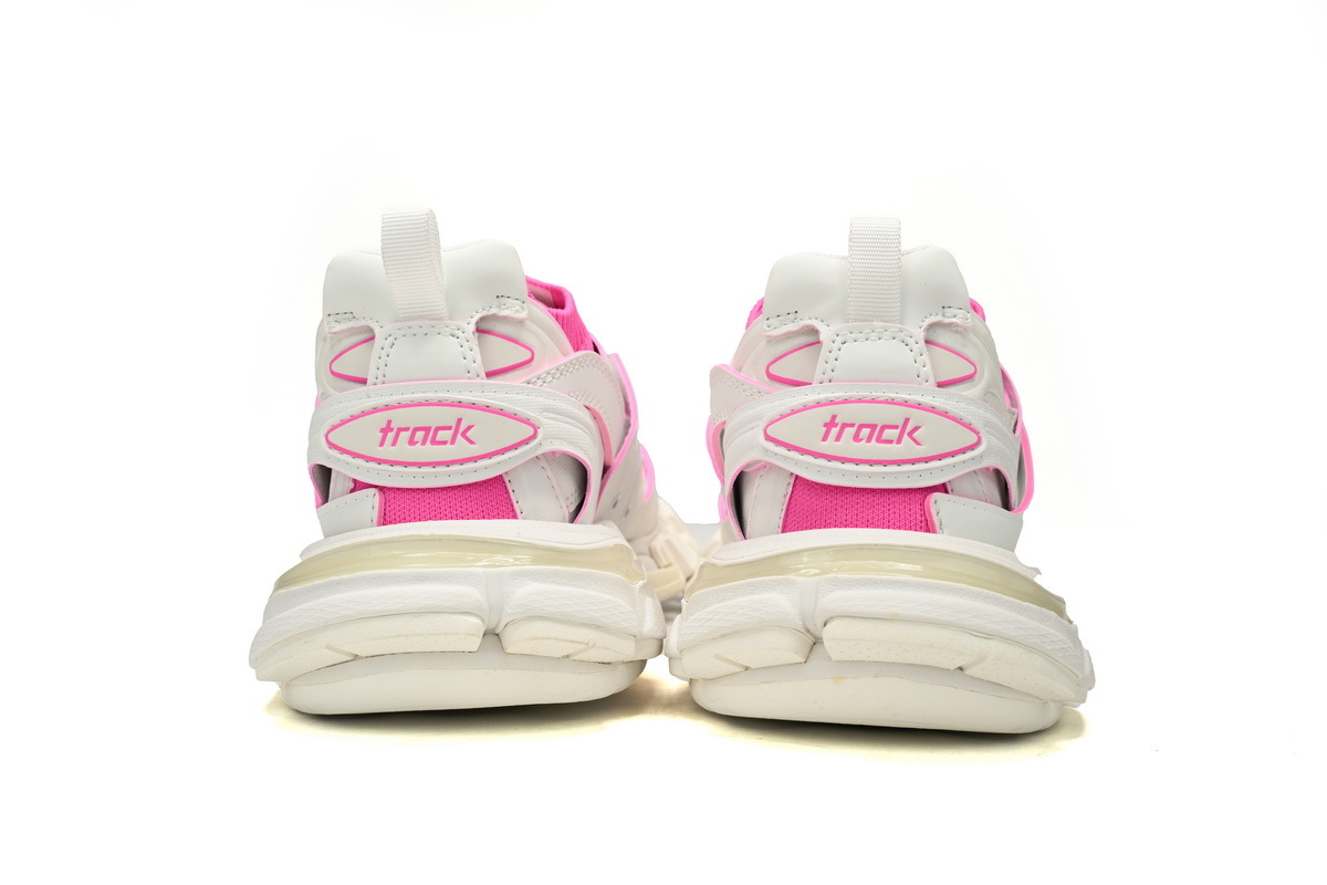 Balenciaga Track Sock Sneaker White Pink 736328 W3SKC 9055