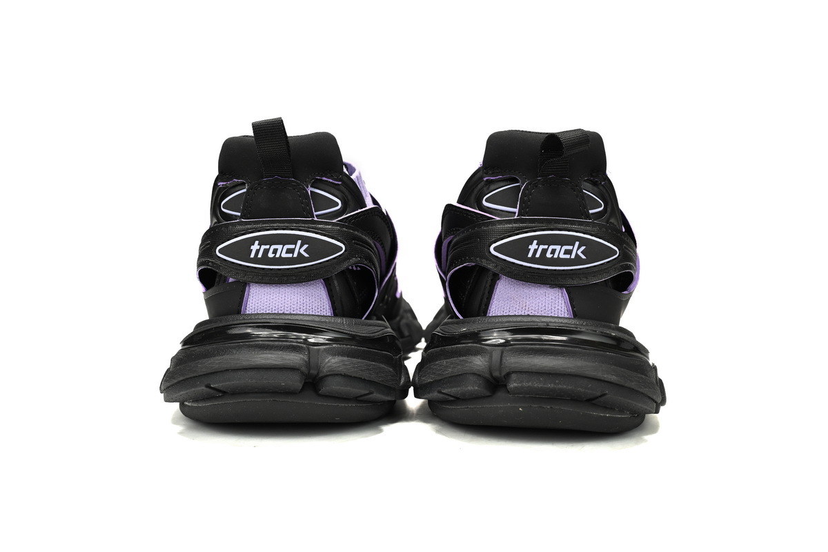Balenciaga Track Sock Sneaker Black Purple 736328 W3SKC 1058