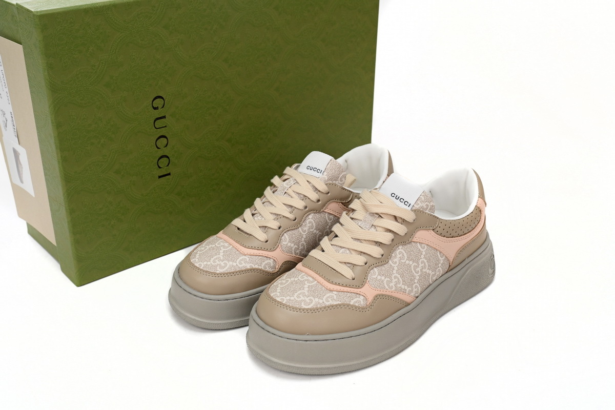 Gucci GG Sneaker Wheat Pink 700775 UPG90 9595