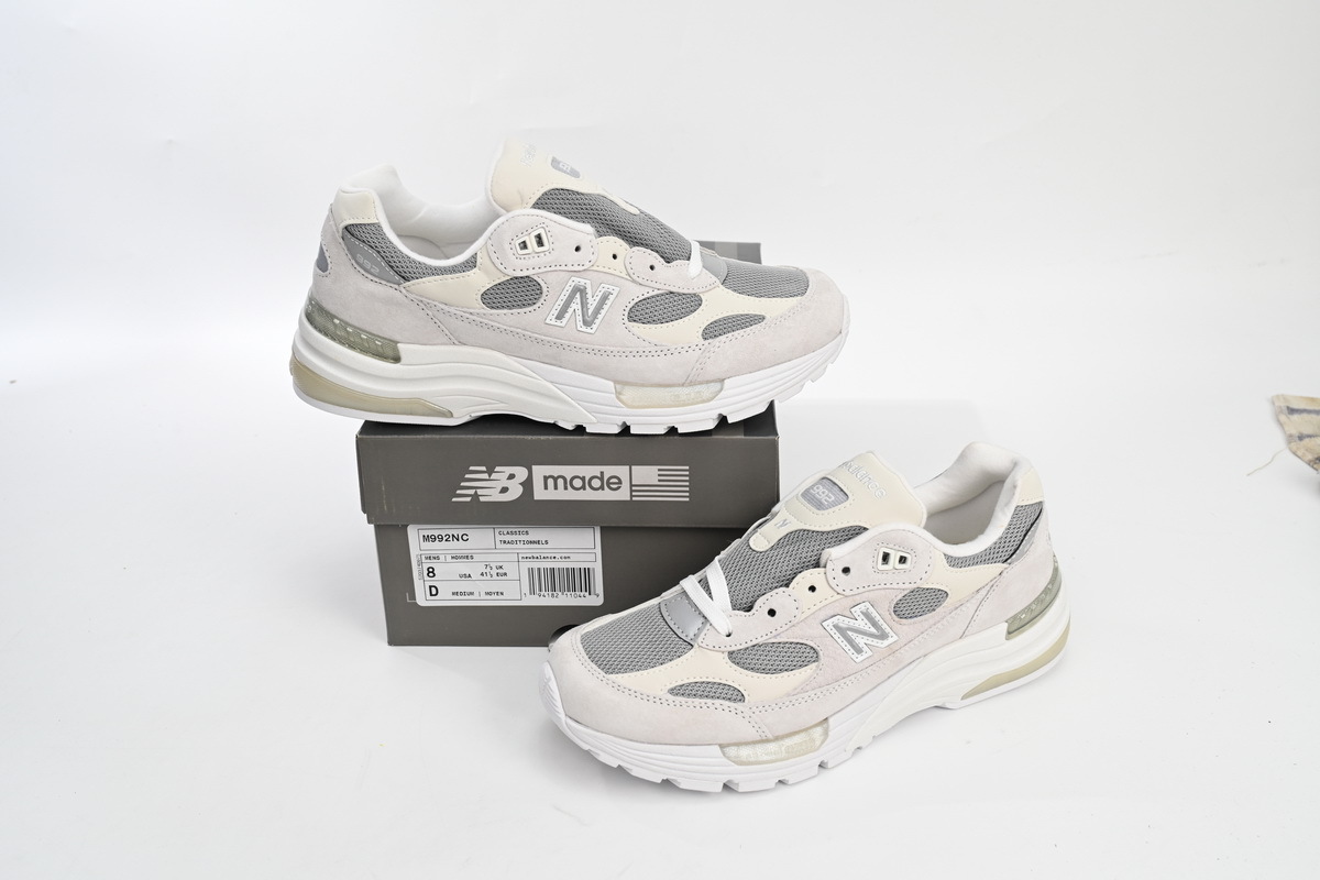 New Balance 992 White Silver Nimbus Cloud M992NC