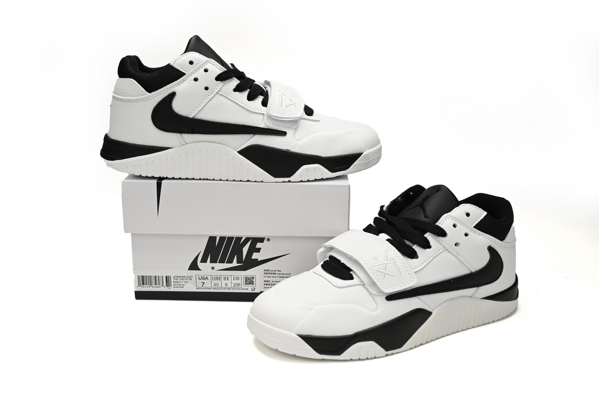 Travis Scott x Jordan Cut The Check Black White panda FZ8117-104