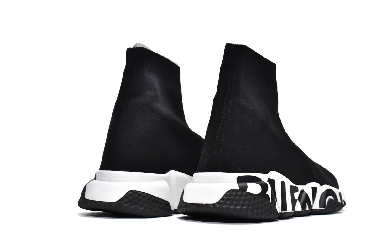Balenciaga Speed Trainer Graffiti Black