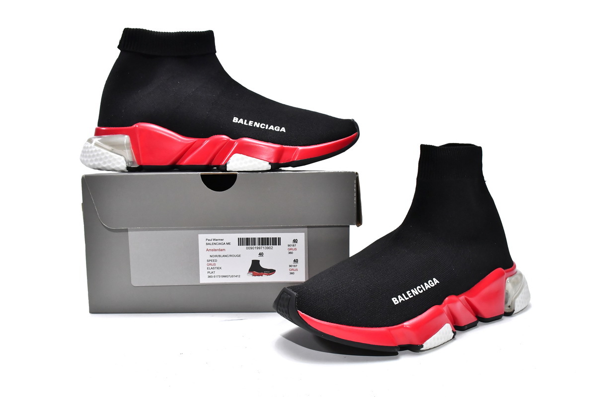 Balenciaga Speed Runner Black Red
