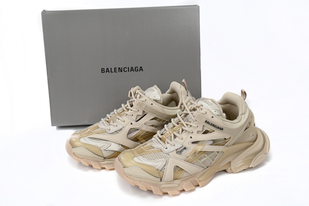 Balenciaga Track 2 Beige Metallic 568614 W2GN3 9710