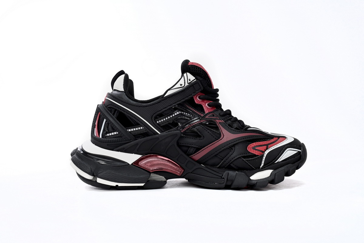 Balenciaga Track 2 Black Burgundy 568614 W2GN3 6000