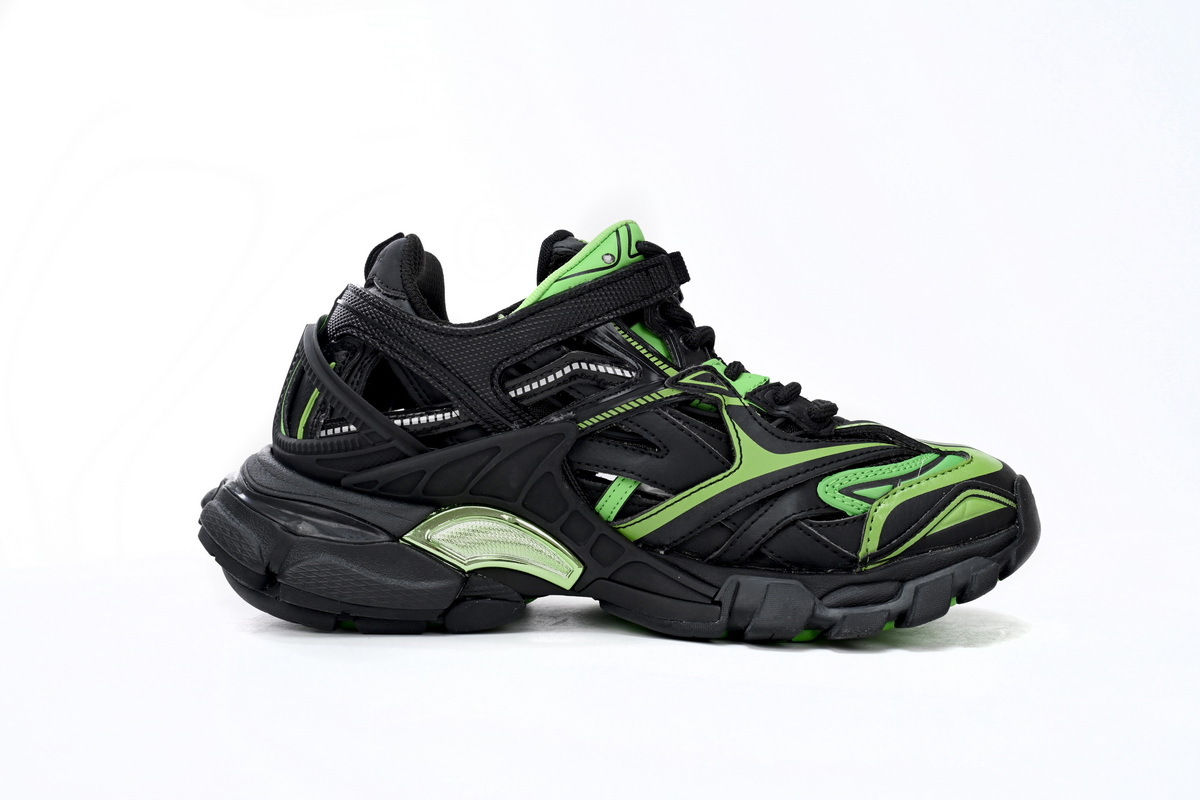 Balenciaga Track 2 Black Green 568614 W2GN3 1086