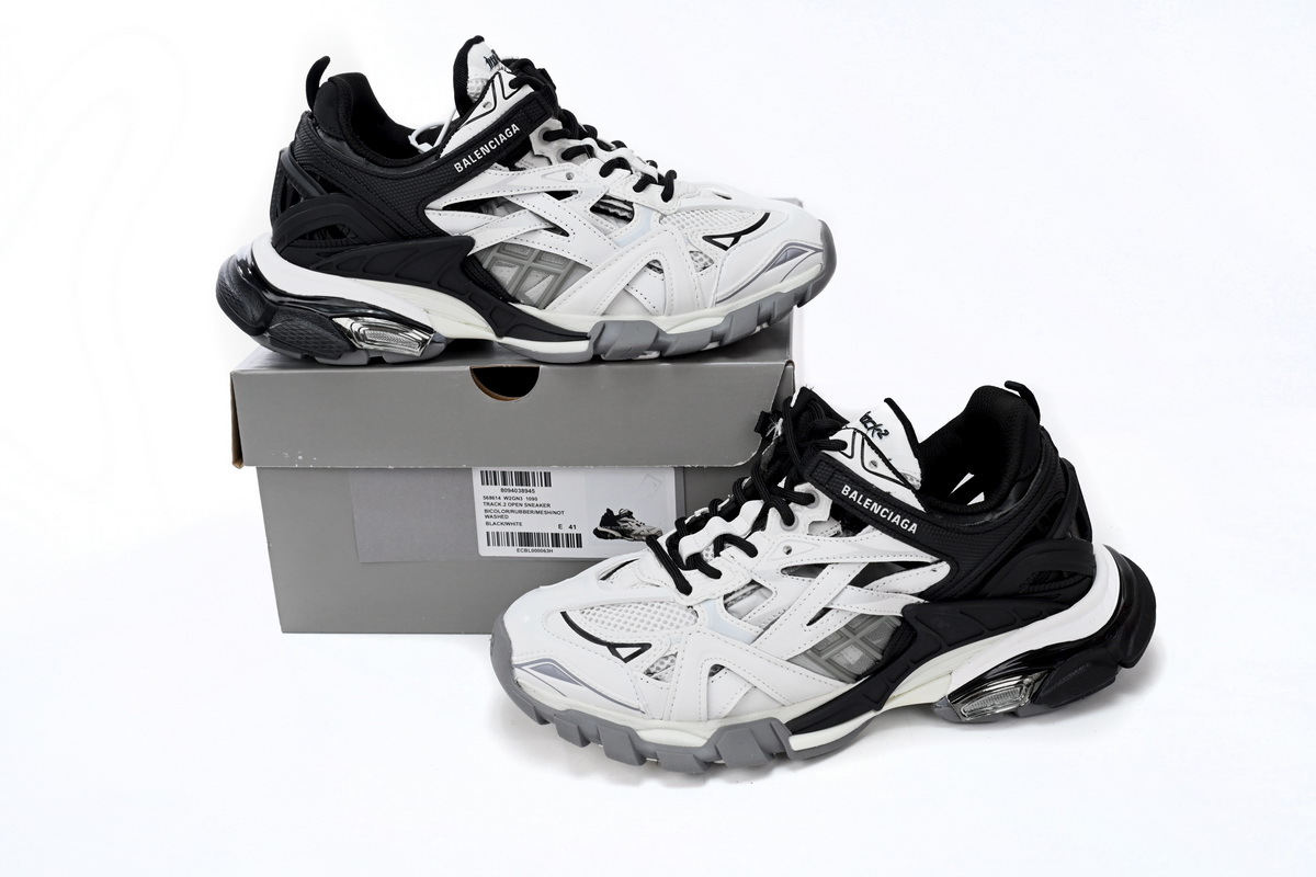 Balenciaga Track 2 Black White 568614 W2GN3 1090