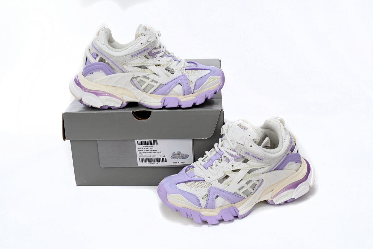 Balenciaga Track 2 Purple White 568615 W3AE2 5711