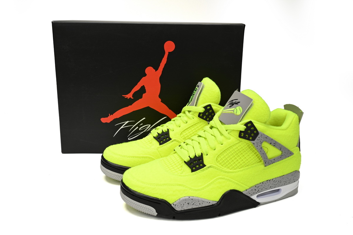 Air Jordan 4 Plush Fluorescent Yellow DV6773-700