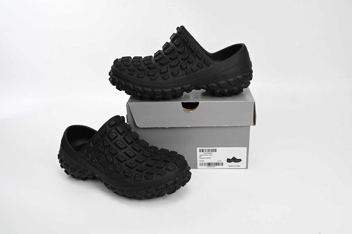 Balenciaga Defender Clog Black Rubber 735250 W3CV2 1000