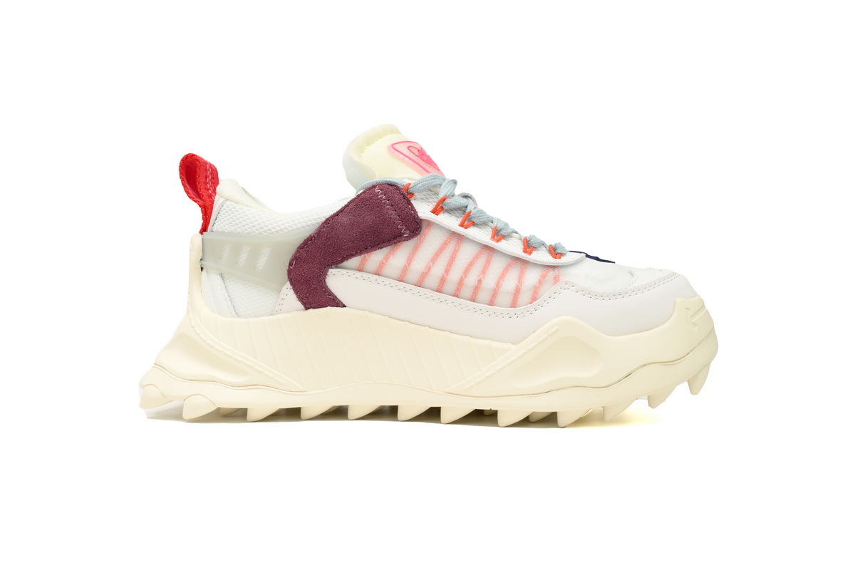 OFF-WHITE Out Of Office OOO Low Tops White Deep Blue OMIA139C 99FAB00 10445