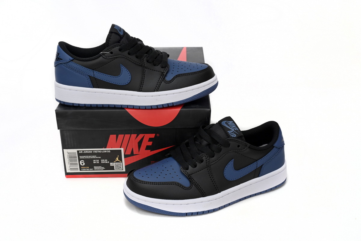 Jordan 1 Retro Low OG Mystic Navy CZ0790-041