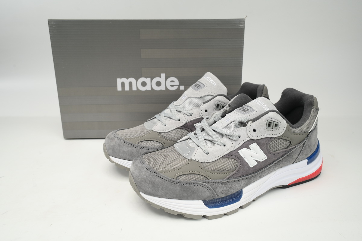 New Balance 992 Grey Blue Red M992AG