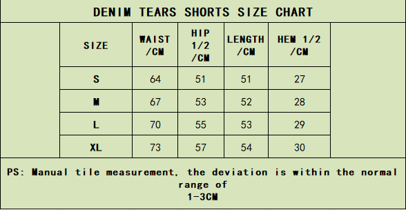 Denim Tears The Cotton Wreath Shorts Black