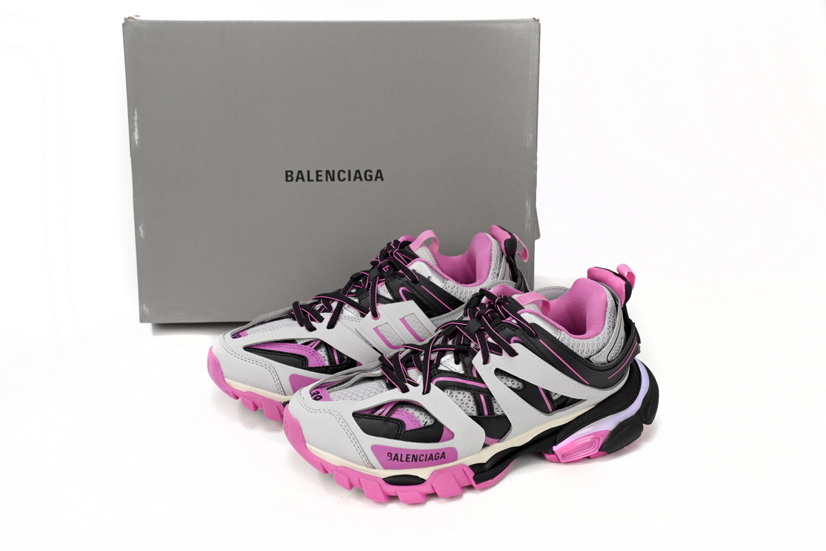 Balenciaga Track LED Grey Pink Black 555032 W3AD 31252