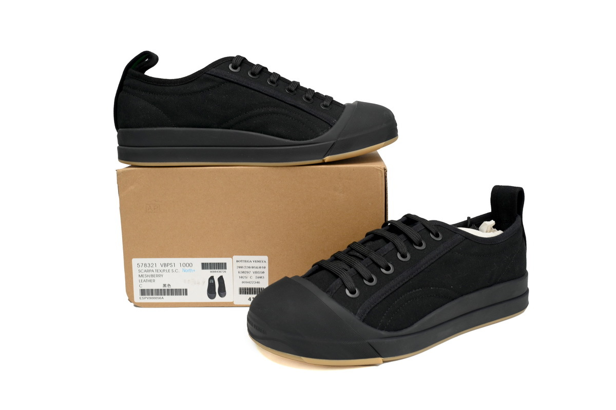 Bottega Veneta Low Top Sneaker Black