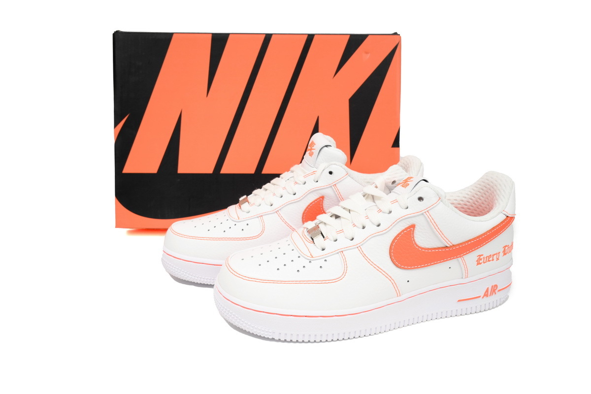Nike Air Force 1 Low White Orange AA5360-100