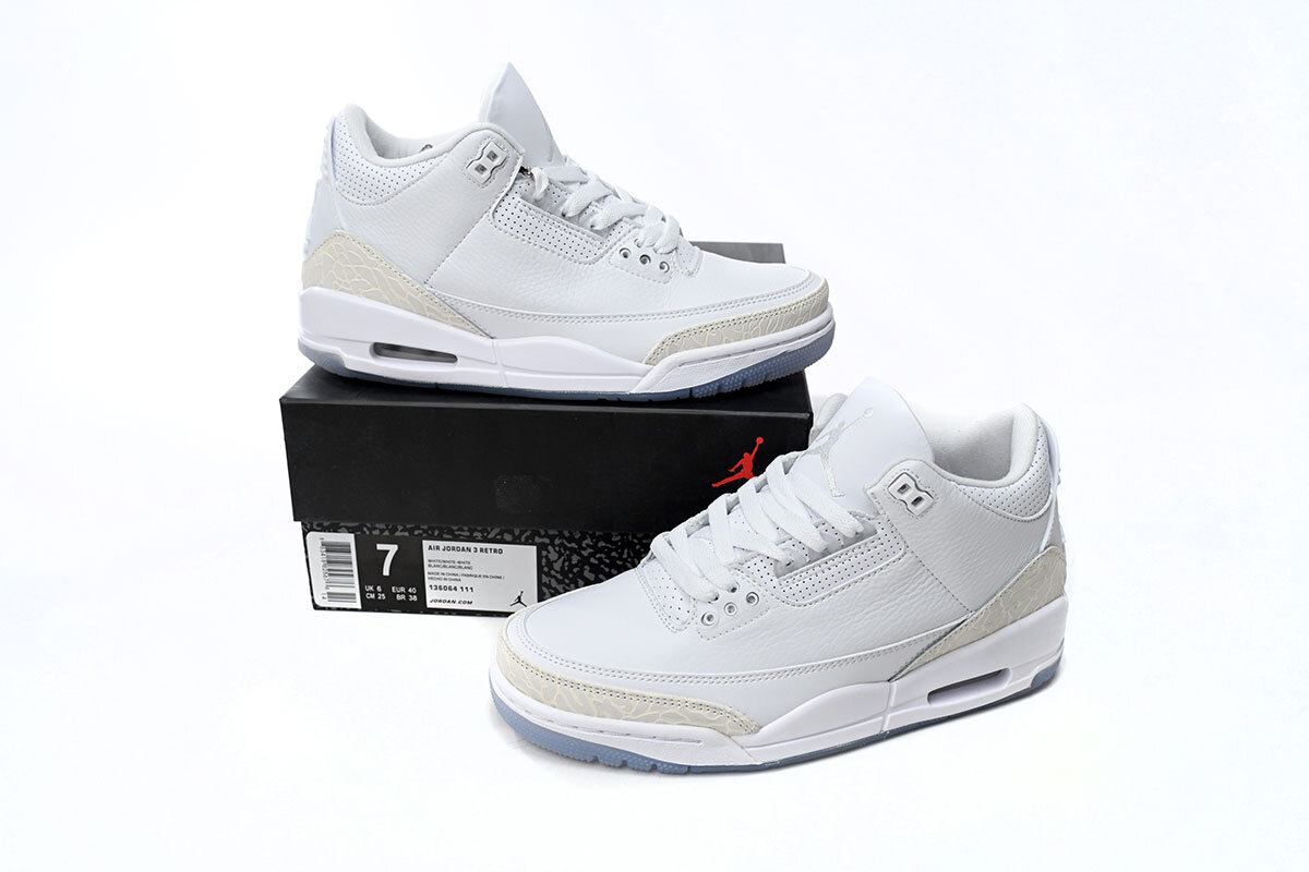 Jordan 3 Retro Pure Money 136064-103/136064-111
