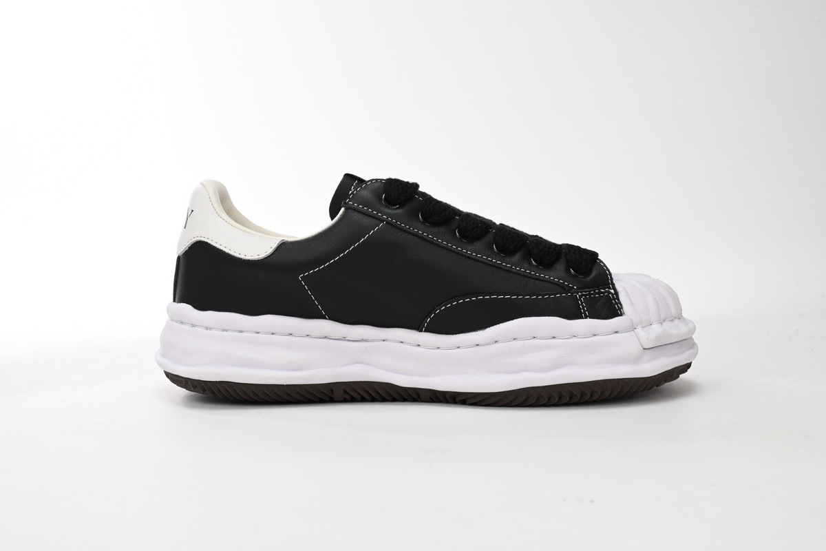 Maison Mihara Yasuhiro Blakey OG Sole Leather Low Black A06FW702