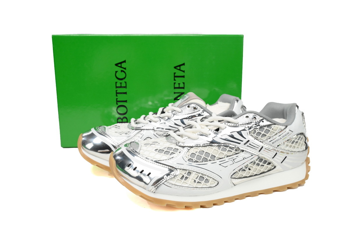 Bottega Veneta Orbit White Silver 741357V2X401425