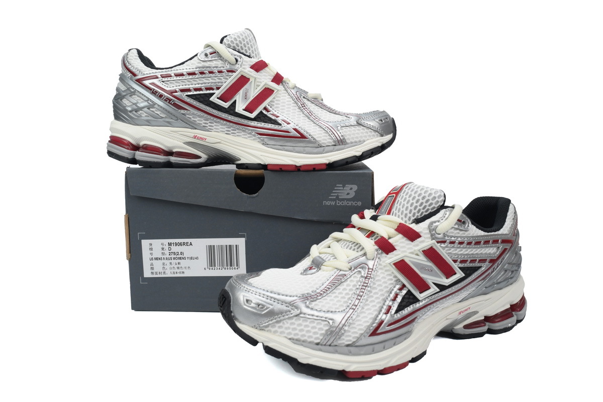 New Balance 1906R Silver Classic Crimson M1906REA