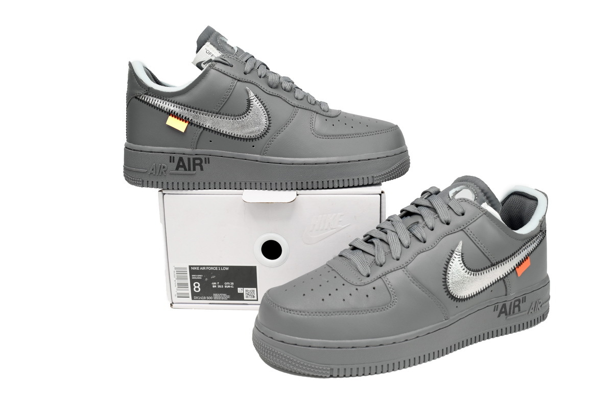 Nike Air Force 1 Low Off-White Grey Silver DX1419-500