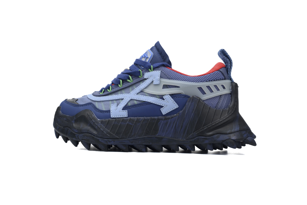 OFF-WHITE Out Of Office OOO Low Tops Dark Blue OMIA139S 2080004 14540