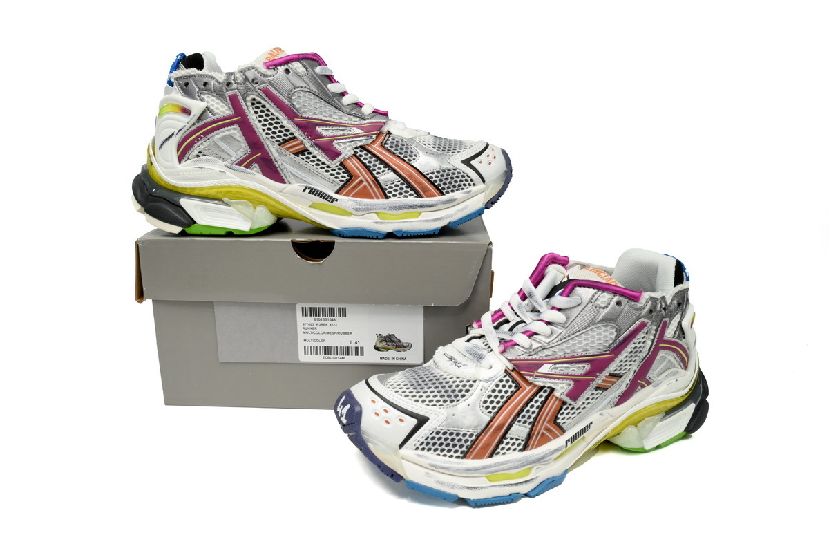 Balenciaga Runner Sneaker Multicolor 677402 W3RB6 8123