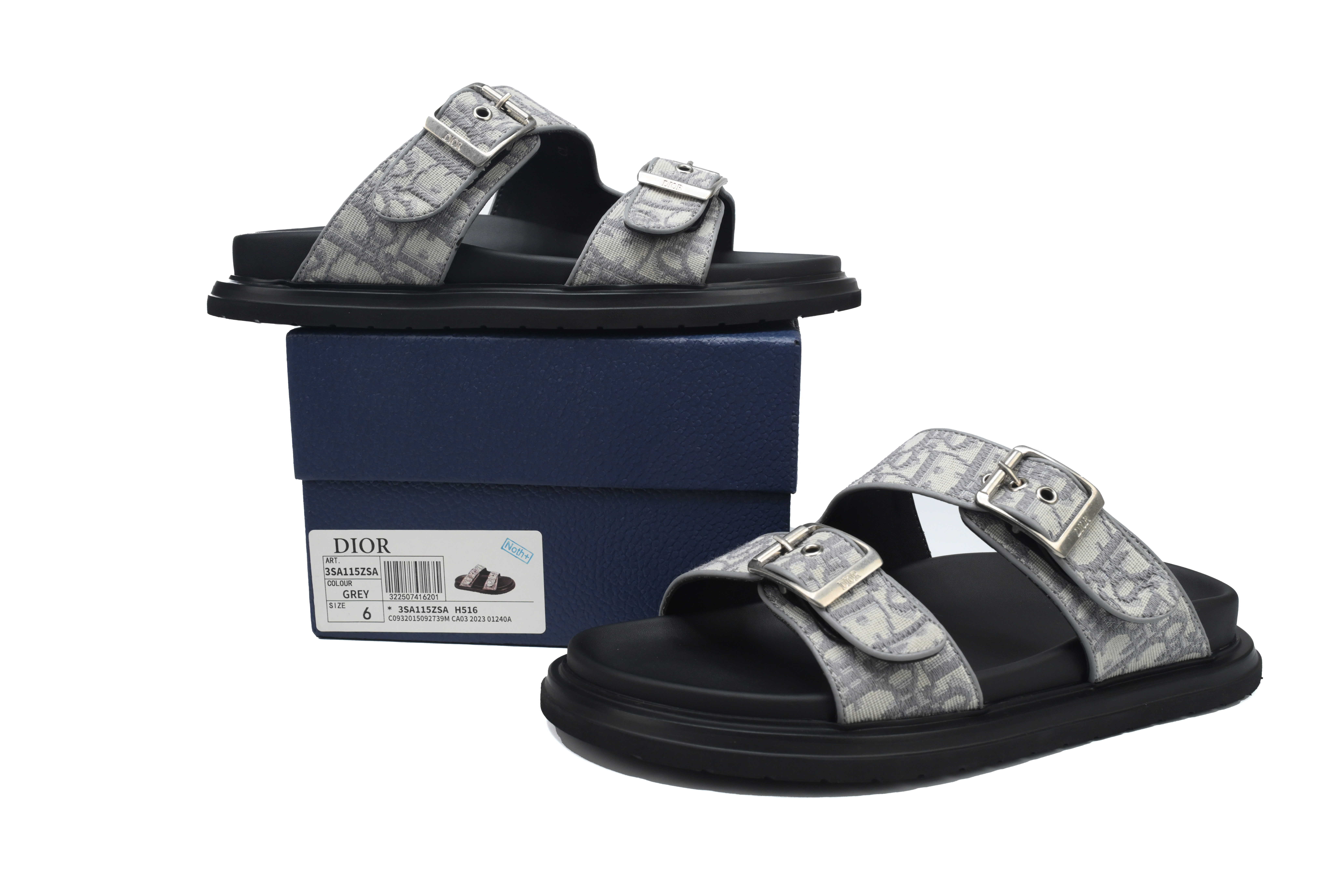 Aqua Sandal Deep Gray