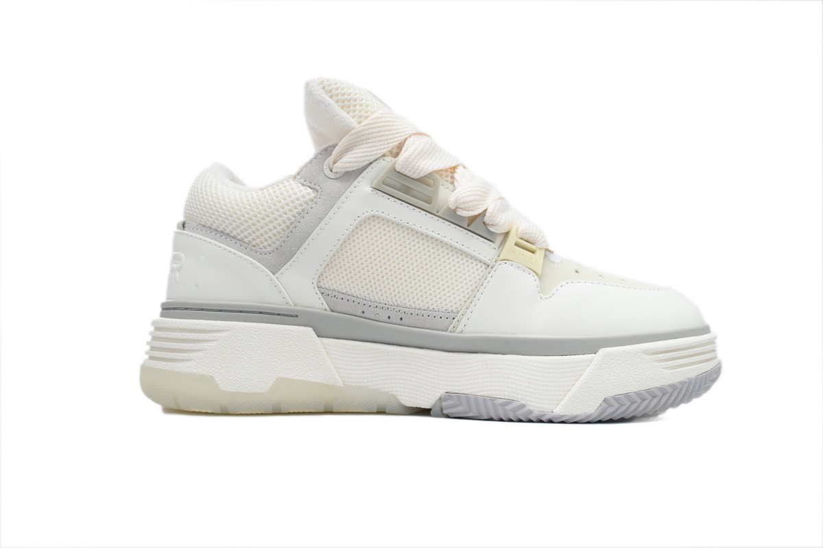 AMIRI MA-1 Leather White Grey