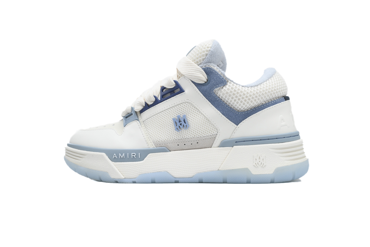 AMIRI MA-1 Leather White Blue