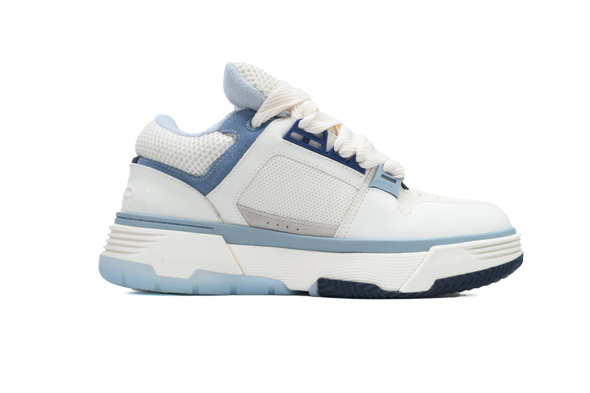 AMIRI MA-1 Leather White Blue