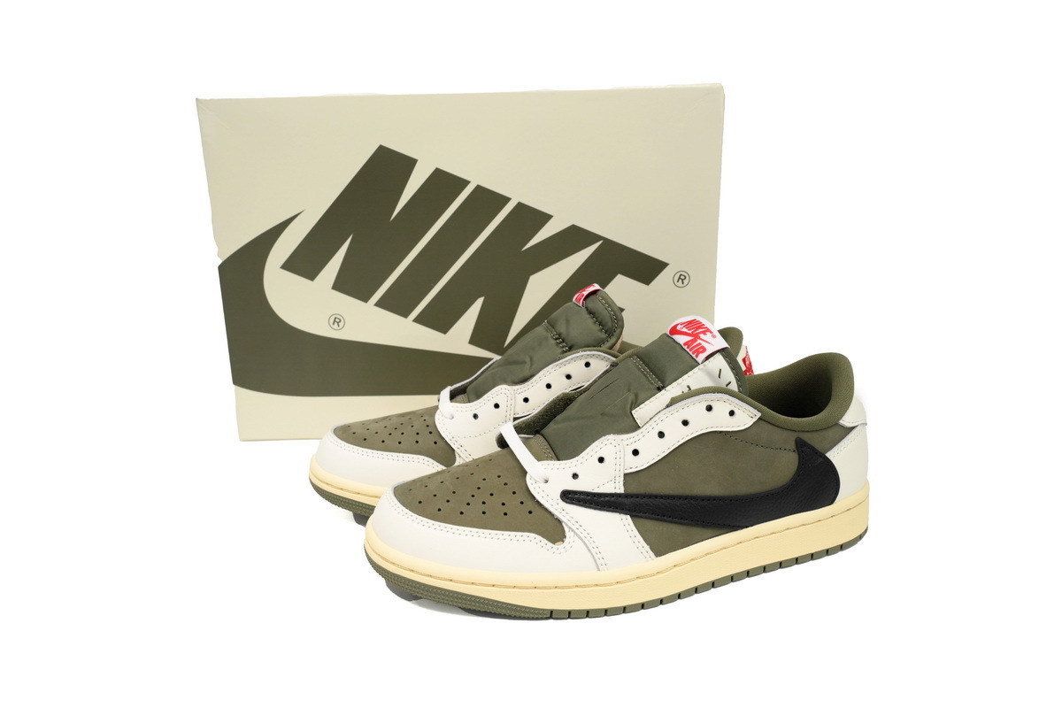Travis Scott x Air Jordan 1 Low Olive DM7866-200