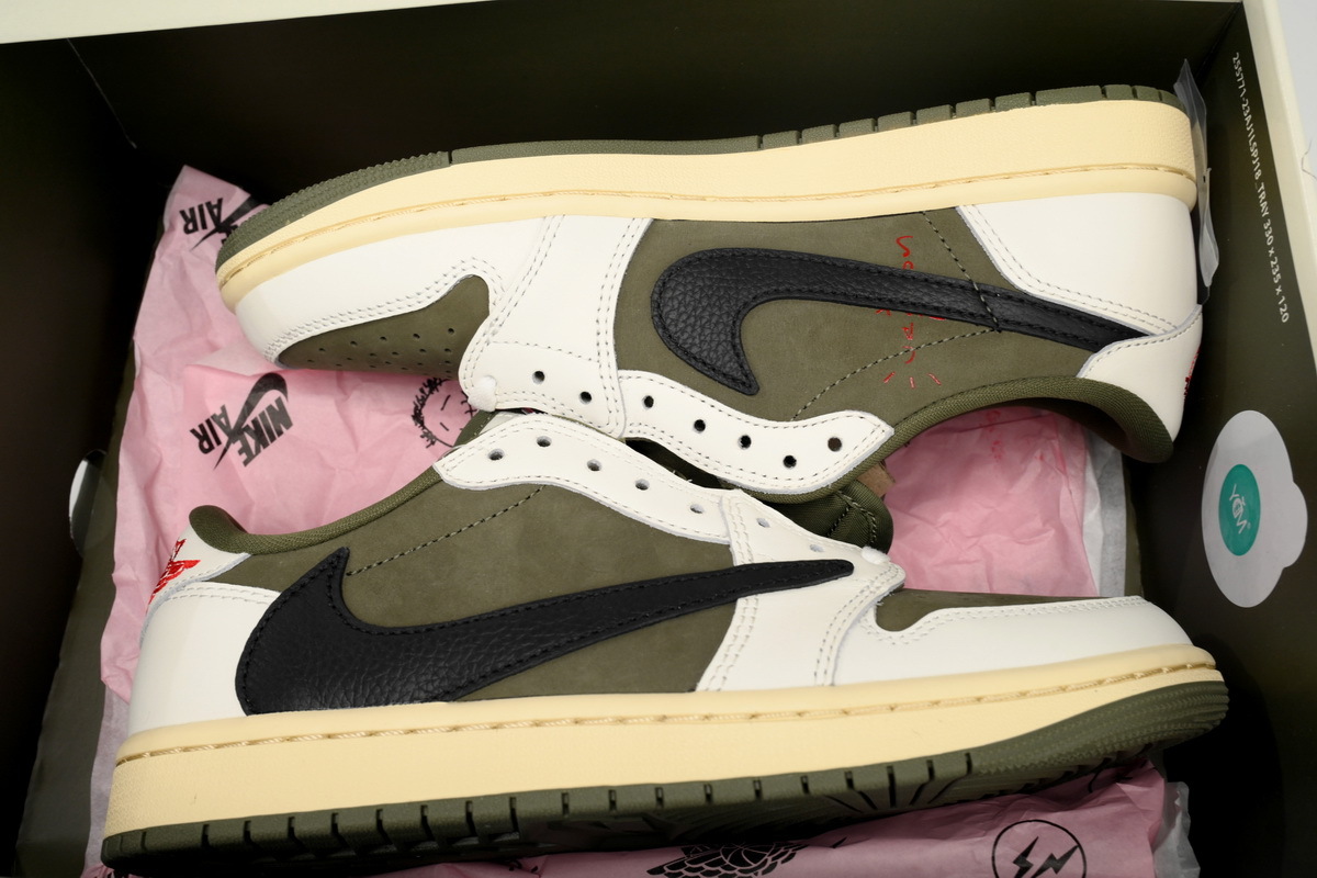 Travis Scott x Air Jordan 1 Low Olive DM7866-200