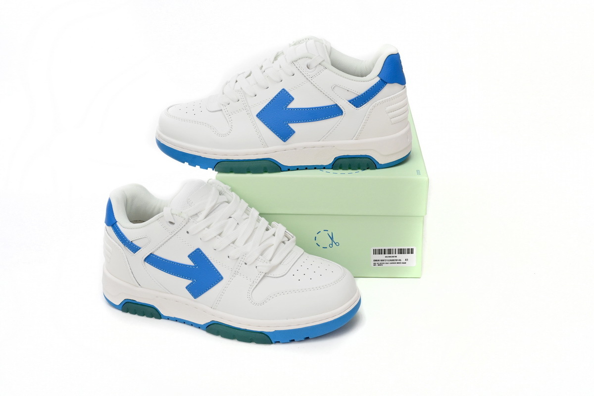 OFF-WHITE Out Of Office OOO Low Tops Lake Blue OMIA189 C99LEA00 20145