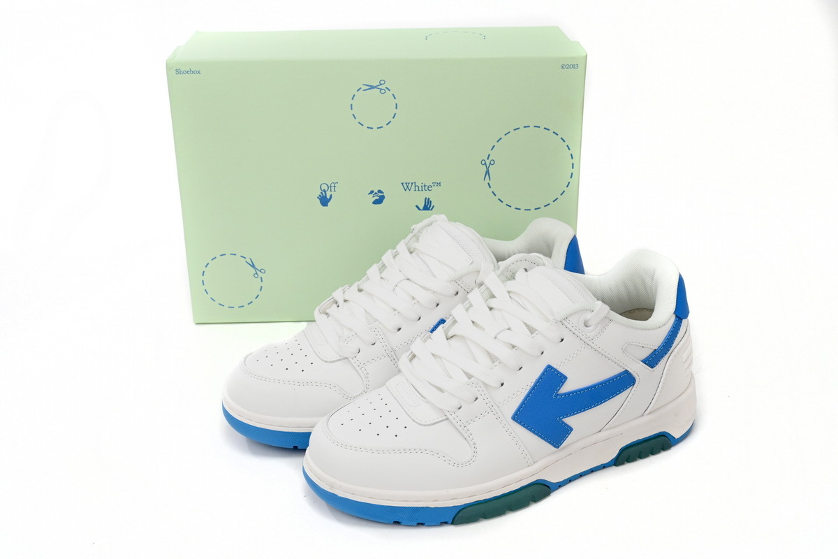 OFF-WHITE Out Of Office OOO Low Tops Lake Blue OMIA189 C99LEA00 20145
