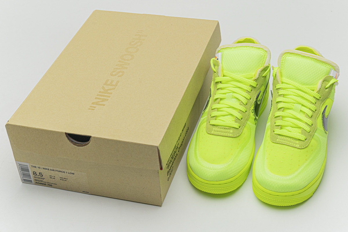 Nike Air Force 1 Low Off-White Volt AO4606-700