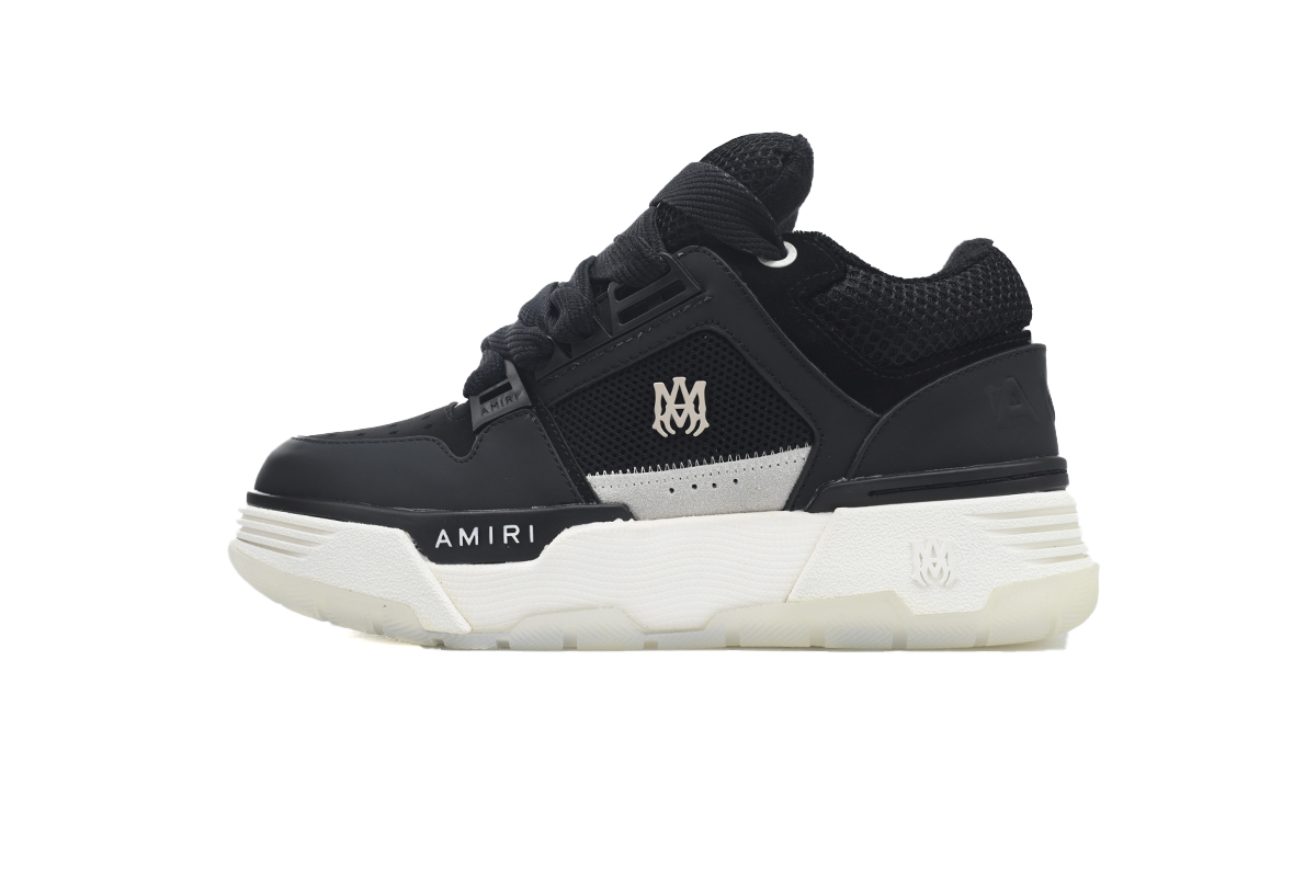 AMIRI MA-1 Leather Black White