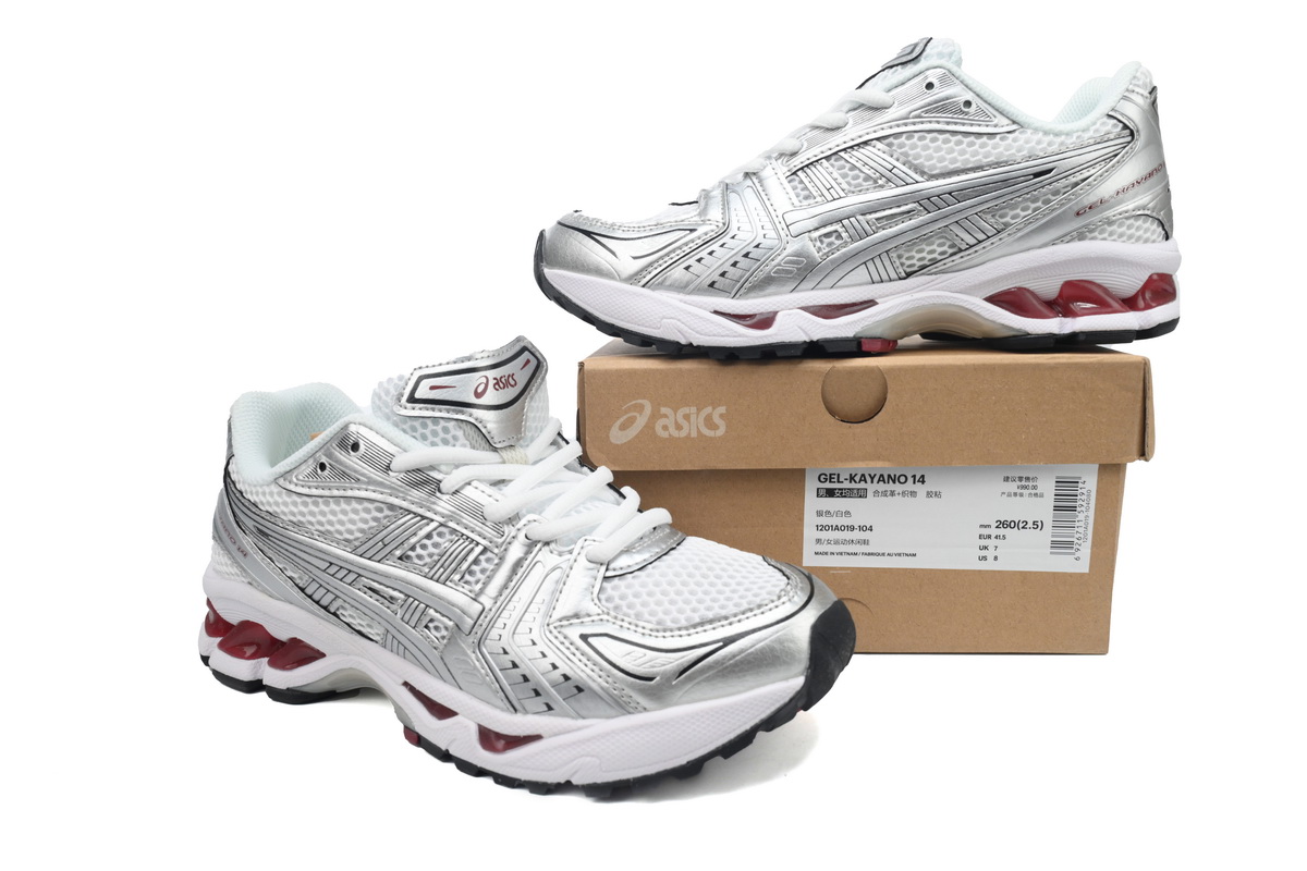 ASICS Gel-Kayano 14 White Pure Silver 1201A019-104
