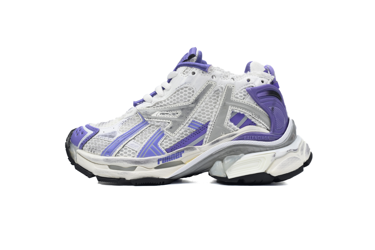 Balenciaga Runner Sneaker White Purple