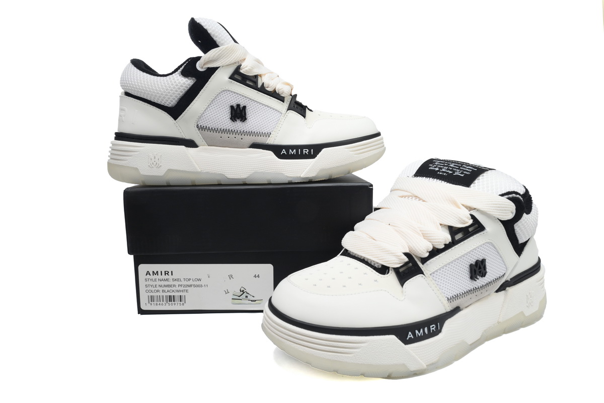 AMIRI MA-1 Leather Black and White