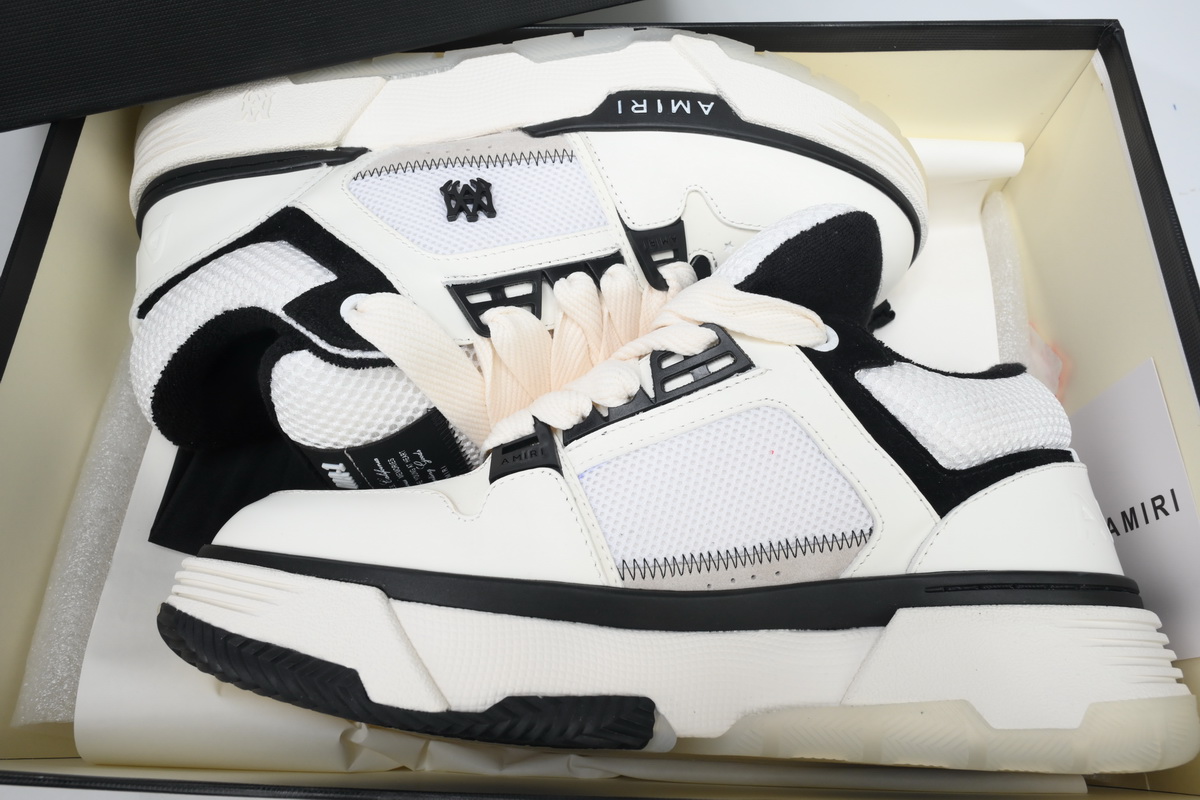 AMIRI MA-1 Leather Black and White