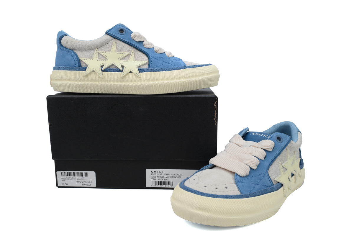 AMIRI Sunsket Skate Sneaker Blue