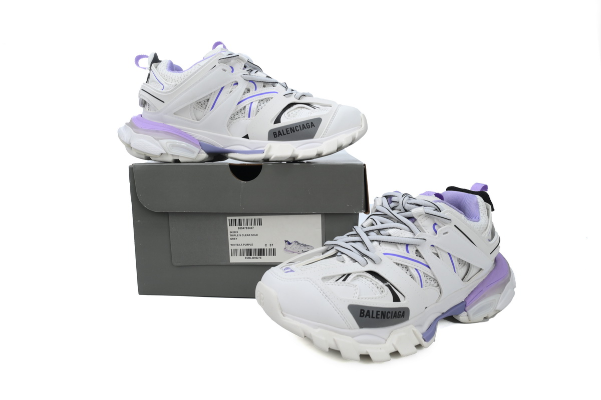 Balenciaga Track White Purple