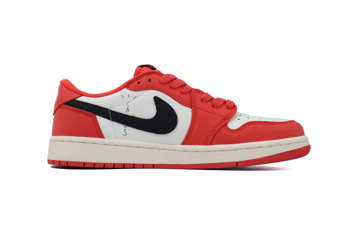 Travis Scott x Air Jordan 1 Low Red DM7688-100