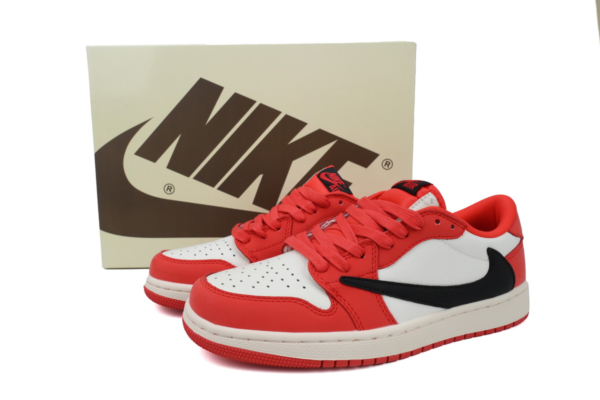 Travis Scott x Air Jordan 1 Low Red DM7688-100