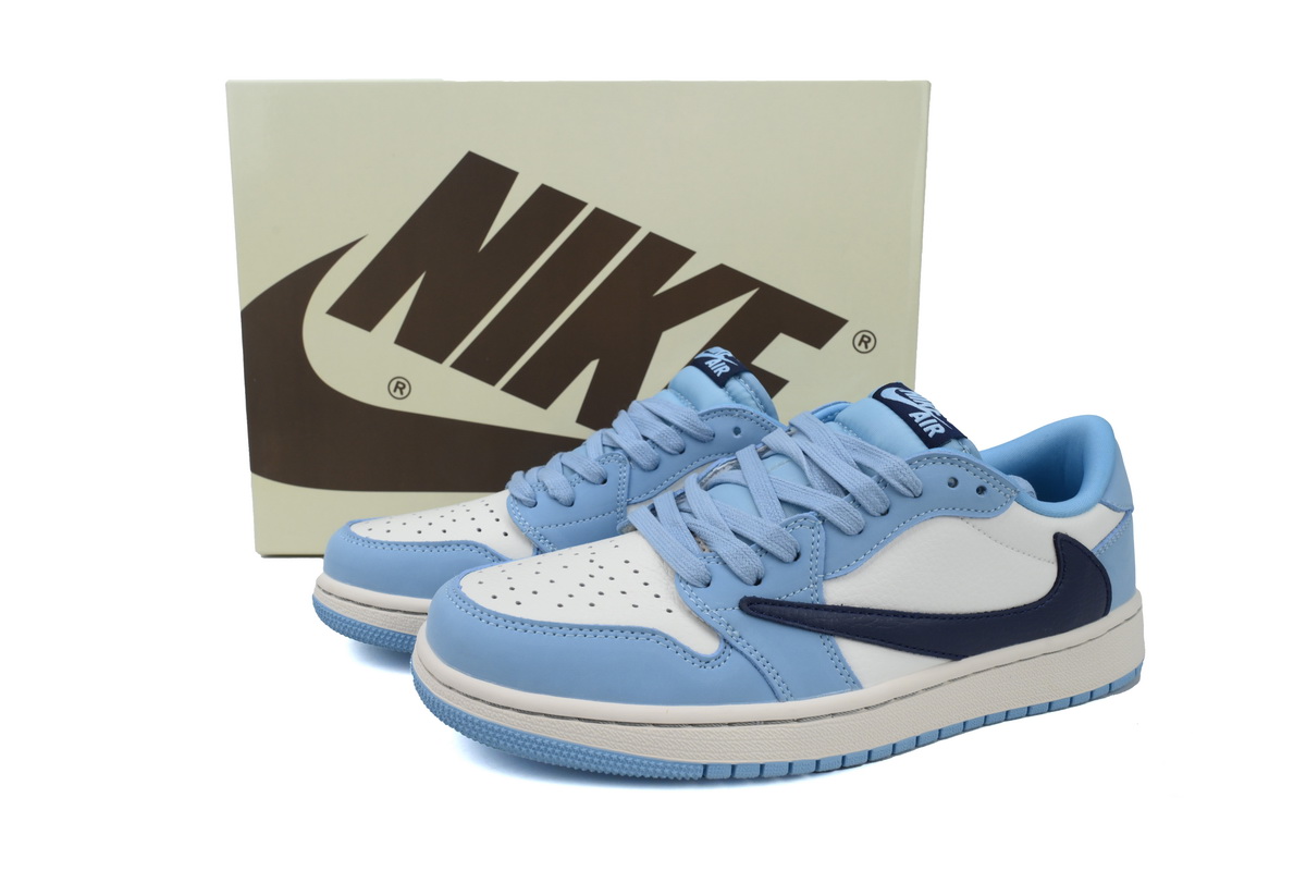 Travis Scott x Air Jordan 1 Low Blue DM7688-400