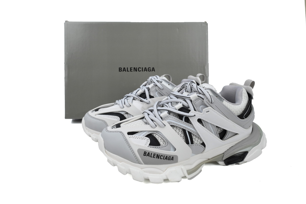 Balenciaga Track White Gray Black