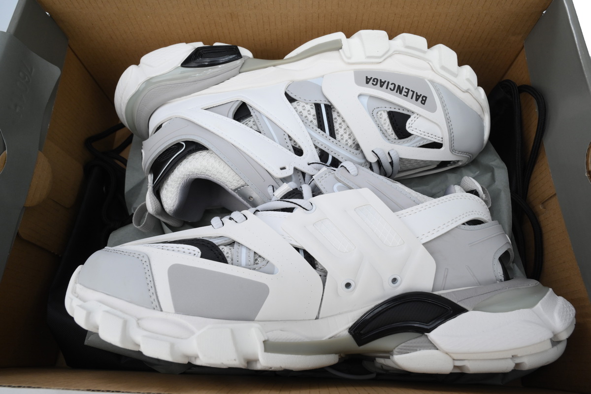 Balenciaga Track White Gray Black