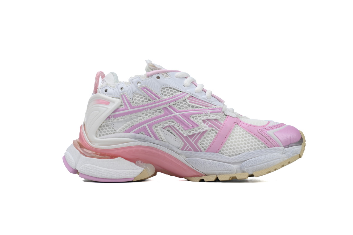Wmns Balenciaga Runner White Pink 677403 W3RB3 9059